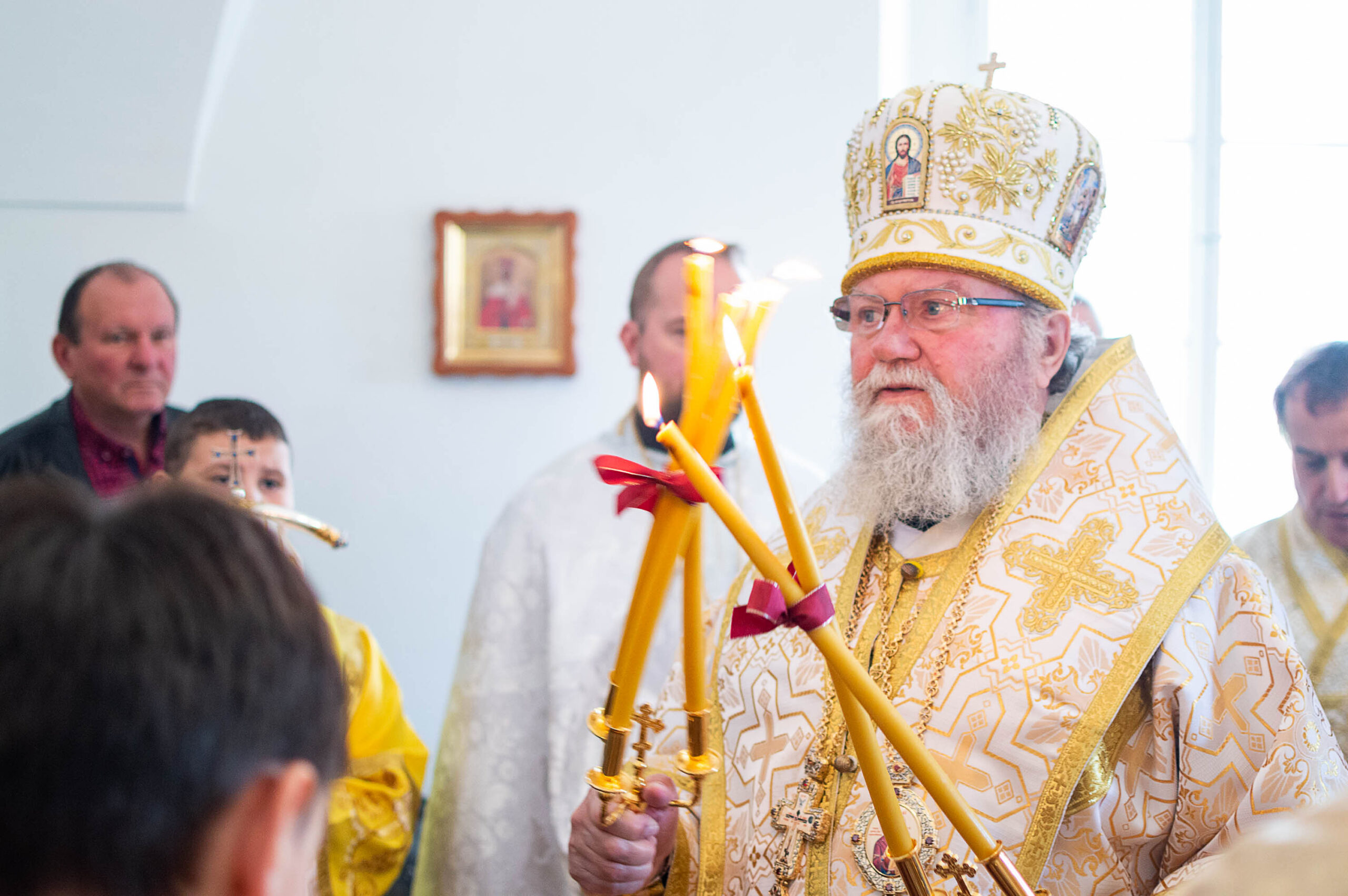 Archijerejská Sv. Liturgie – padesátiny prot. Konstantina Moravenova